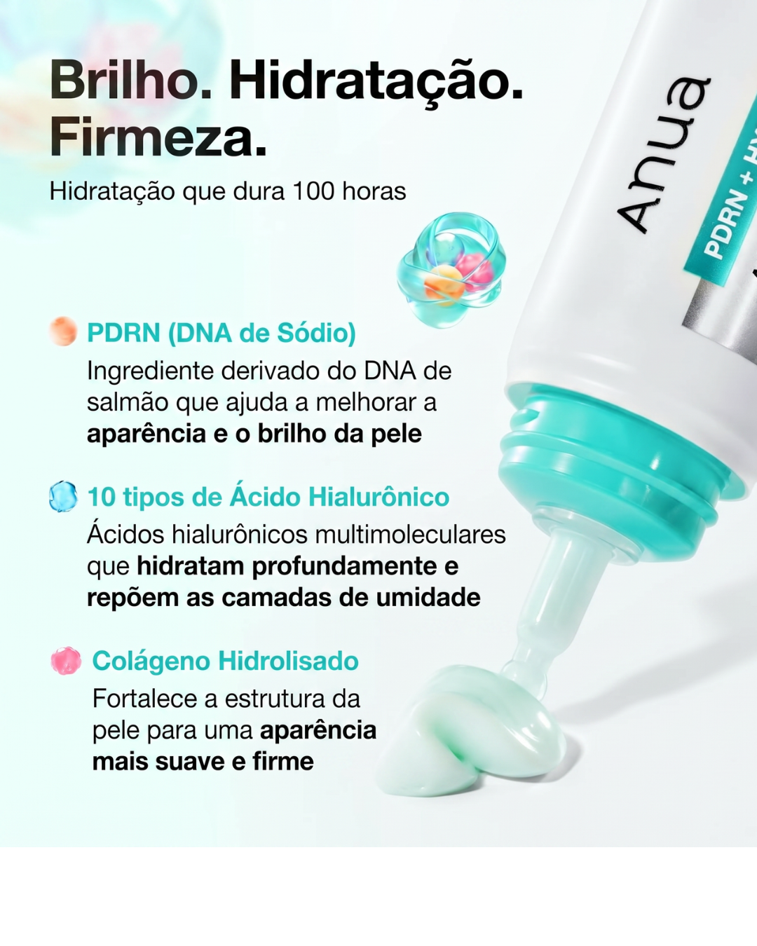 ANUA PDRN con Ácido Hialurónico 100 – Crema Hidratante Profunda y Calmante para el Rostro, 60 ml