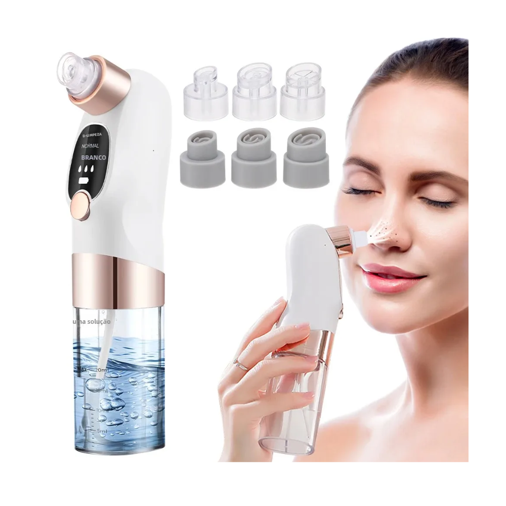 Hailicare Ultrafine Bubble Blackhead Remover – Vacuum Pore Cleaner with Water Circulation, Deep Cleansing & Skin Hydration