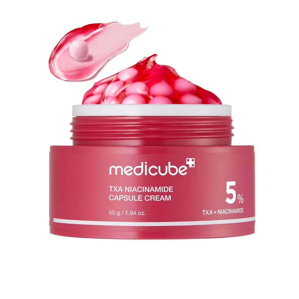 Crema Facial Cápsula Roja Medicube TXA – Aclarante y Luminosidad con Niacinamida