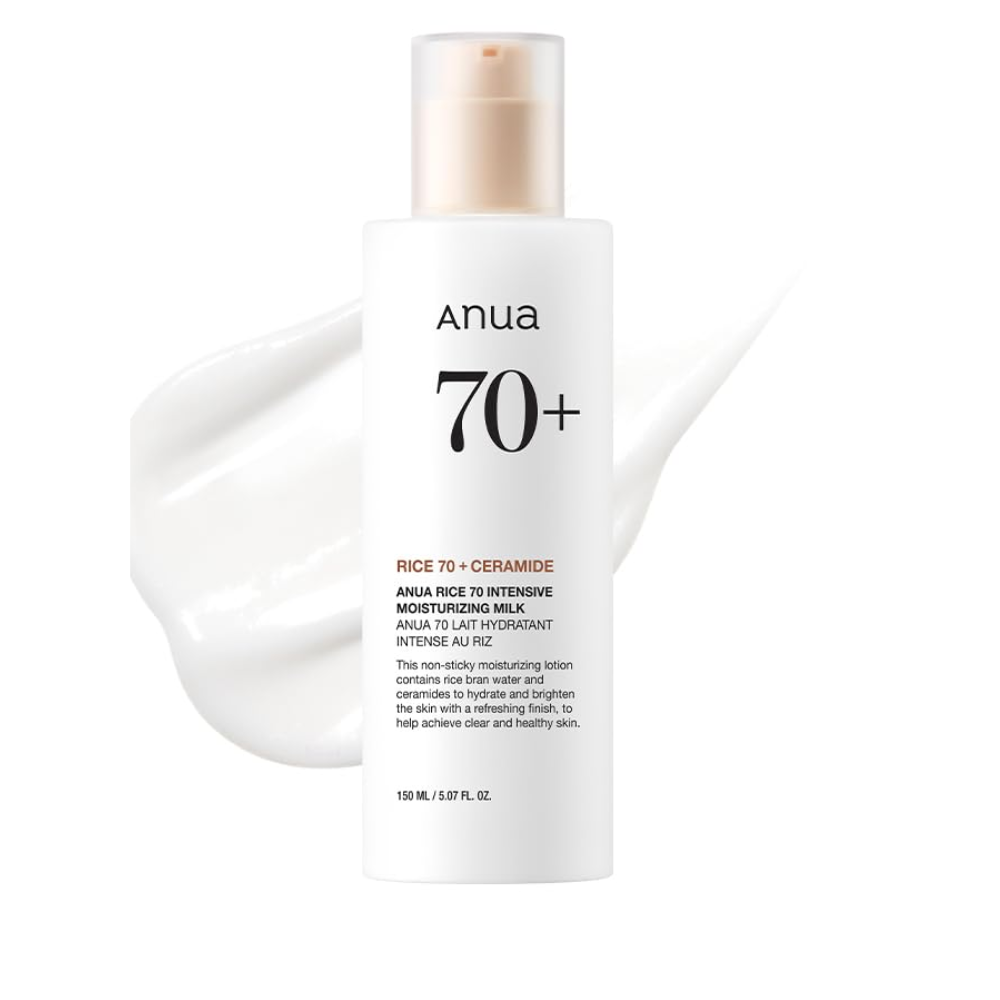 Loción Anua de Arroz y Niacinamida: +100% de Brillo y Efecto Glass Skin