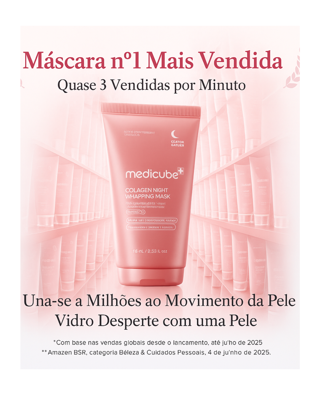 Mascarilla Facial Nocturna Peel Off con Colágeno Medicube – Hidratación Profunda