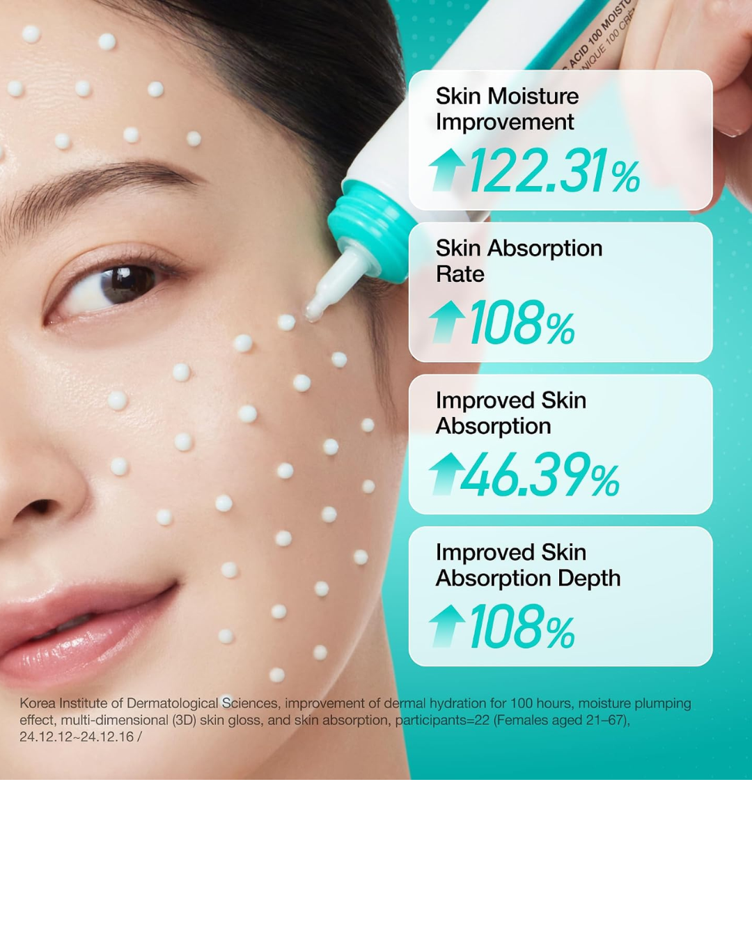 Anua PDRN Hyaluronic Acid 100 Moisturizing Cream – Hydrating with PDRN; Hyaluronic Acid for Glass Skin