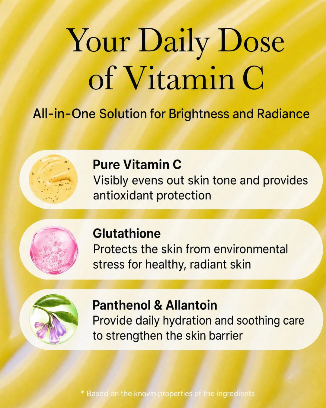 Arencia Vitamin C Booster Shot Serum – Brightening Korean Serum with Vitamin C, Glutathione, Niacinamide; Vitamin E