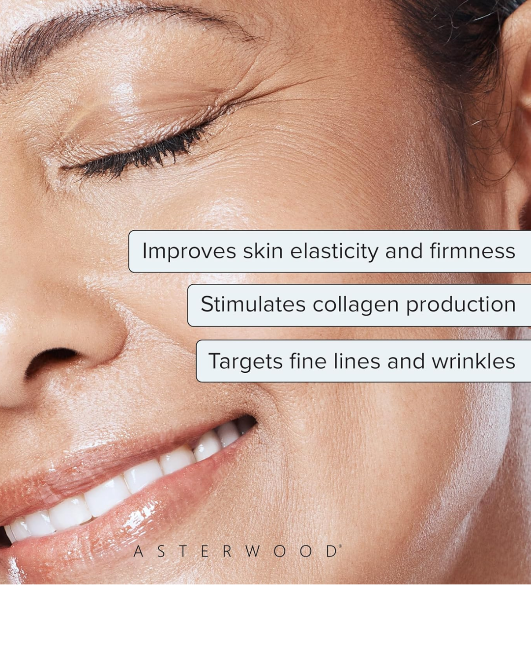 Asterwood Copper Peptides Serum for Face – GHK-Cu; Hyaluronic Acid Firming Serum for Collagen Support, Hydration; Anti-Aging