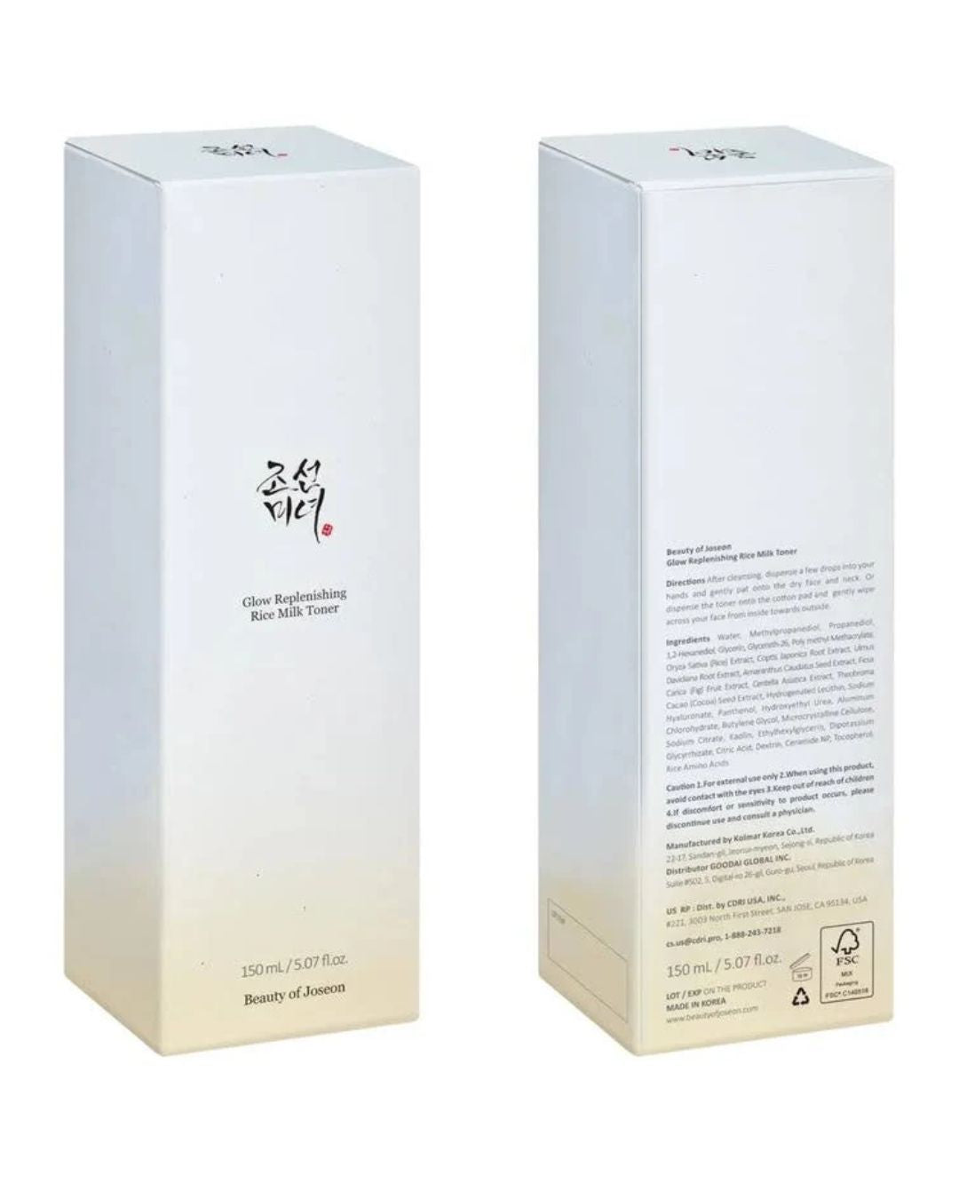 Beauty of Joseon Ground Rice Glow Bath Toner – Tónico Iluminador y Control de Poros