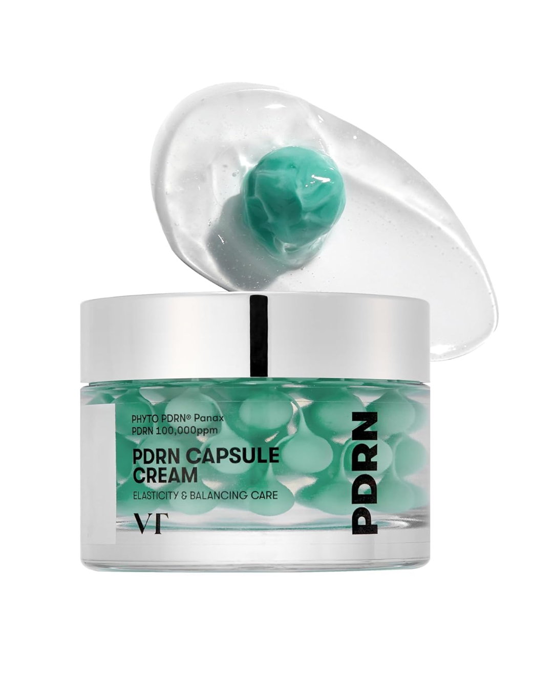 VT COSMETICS PDRN Capsule Cream 100 – Crema Facial Reafirmante con PDRN, Ácido Hialurónico y Péptidos