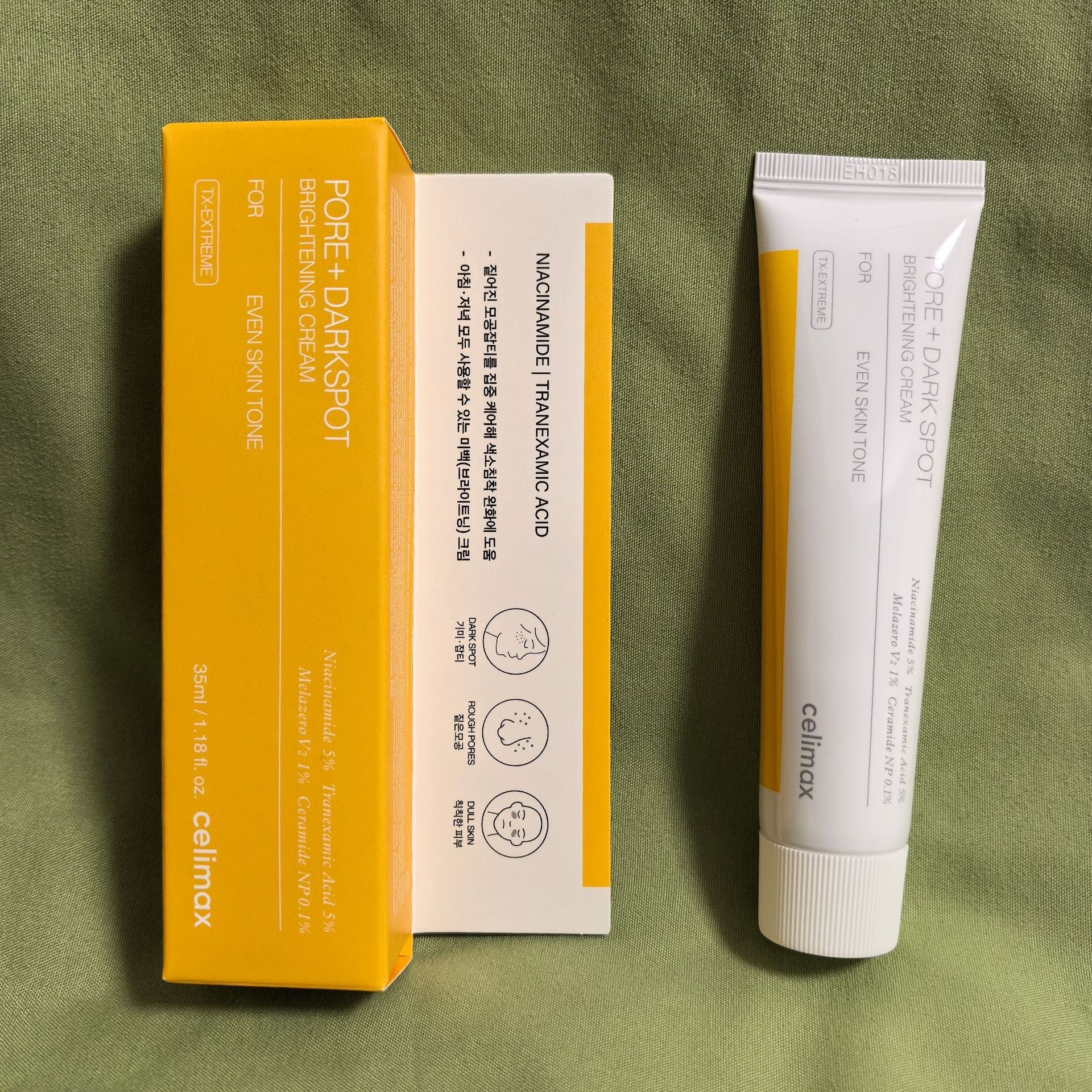 Crema Aclarante CELIMAX – TXA, Niacinamida y Ácido Tranexámico – Aclarante y Antiedad