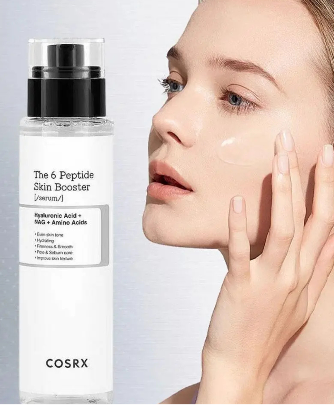 COSRX 6 Peptide Skin Booster Serum – Anti-Aging Peptide Serum with Hyaluronic Acid &amp; Niacinamide for Firm, Radiant Skin