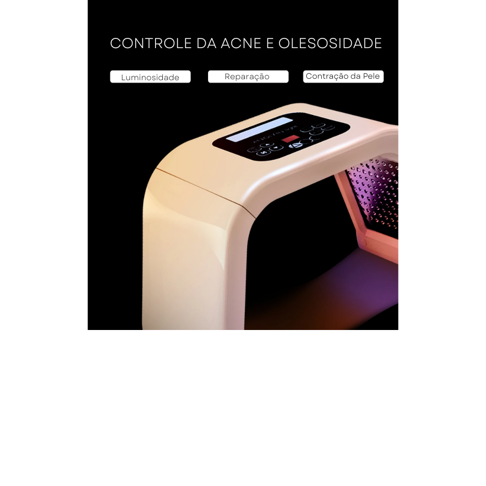 MONAI LED Facial Rejuvenation Device – 6 Color LED Light Therapy, Radio Frequency, Ultrasound & Nano Mist Skin Care Machine