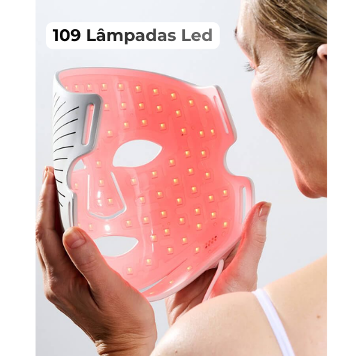 Photon High LED Face Mask – 110 LED Silicone Light Therapy Mask for Acne, Wrinkles, Dark Spots & Skin Rejuvenation