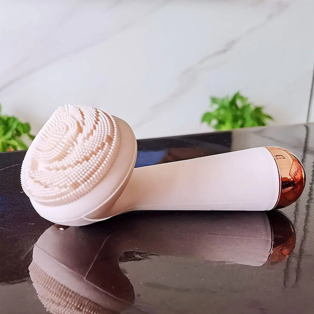 Cepillo de Limpieza y Exfoliación Facial Sónico Resistente al Agua Flower Cleanser – Piel Radiante