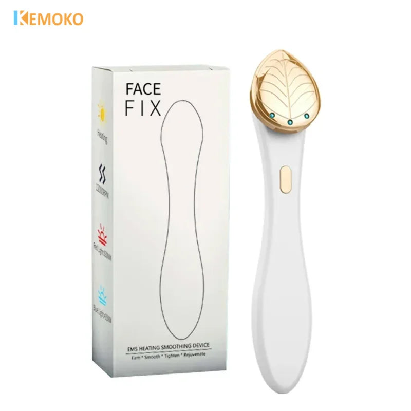 KEMOKO EMS Facial Massager – LED Red Light Skin Tightening Device for Face Lift, Anti-Aging & Facial Rejuvenation