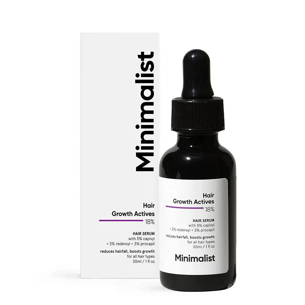 Sérum Minimalist 18% para Estimular el Crecimiento y Fortalecimiento Capilar – Suero Natural para Reparación y Cuidado del Cabello