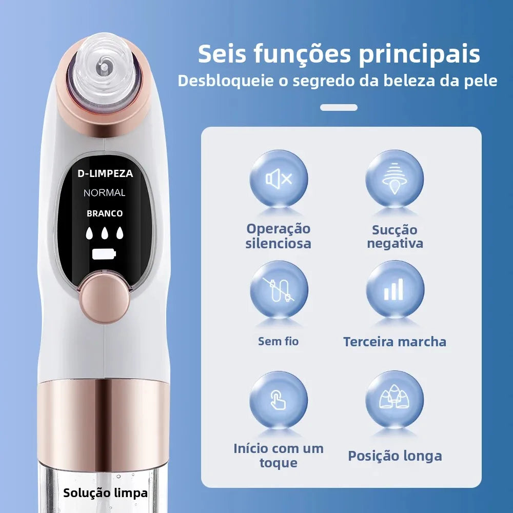 Hailicare Ultrafine Bubble Blackhead Remover – Vacuum Pore Cleaner with Water Circulation, Deep Cleansing & Skin Hydration