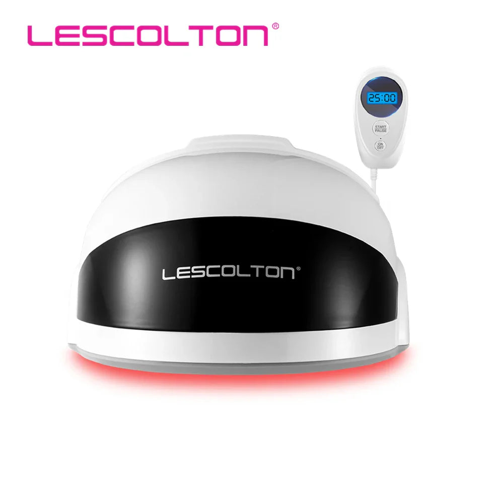 Casco Láser Capilar Lescolton para el Crecimiento del Cabello y Terapia con Luz Roja